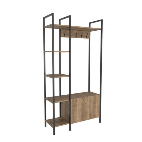 Doga 69” Tall Hall Tree - Quality, Style, and Functionality for Your Home - Just Home Furniture™