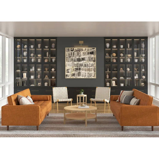 Duval 85'' Vegan Leather Sofa - Quality, Style, and Functionality for Your Home - Just Home Furniture™