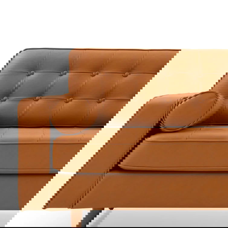 Duval 85'' Vegan Leather Sofa - Quality, Style, and Functionality for Your Home - Just Home Furniture™