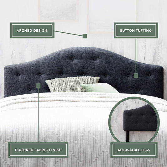 Edenbrook Legrand Upholstered Twin Headboard - Quality, Style, and Functionality for Your Home - Just Home Furniture™