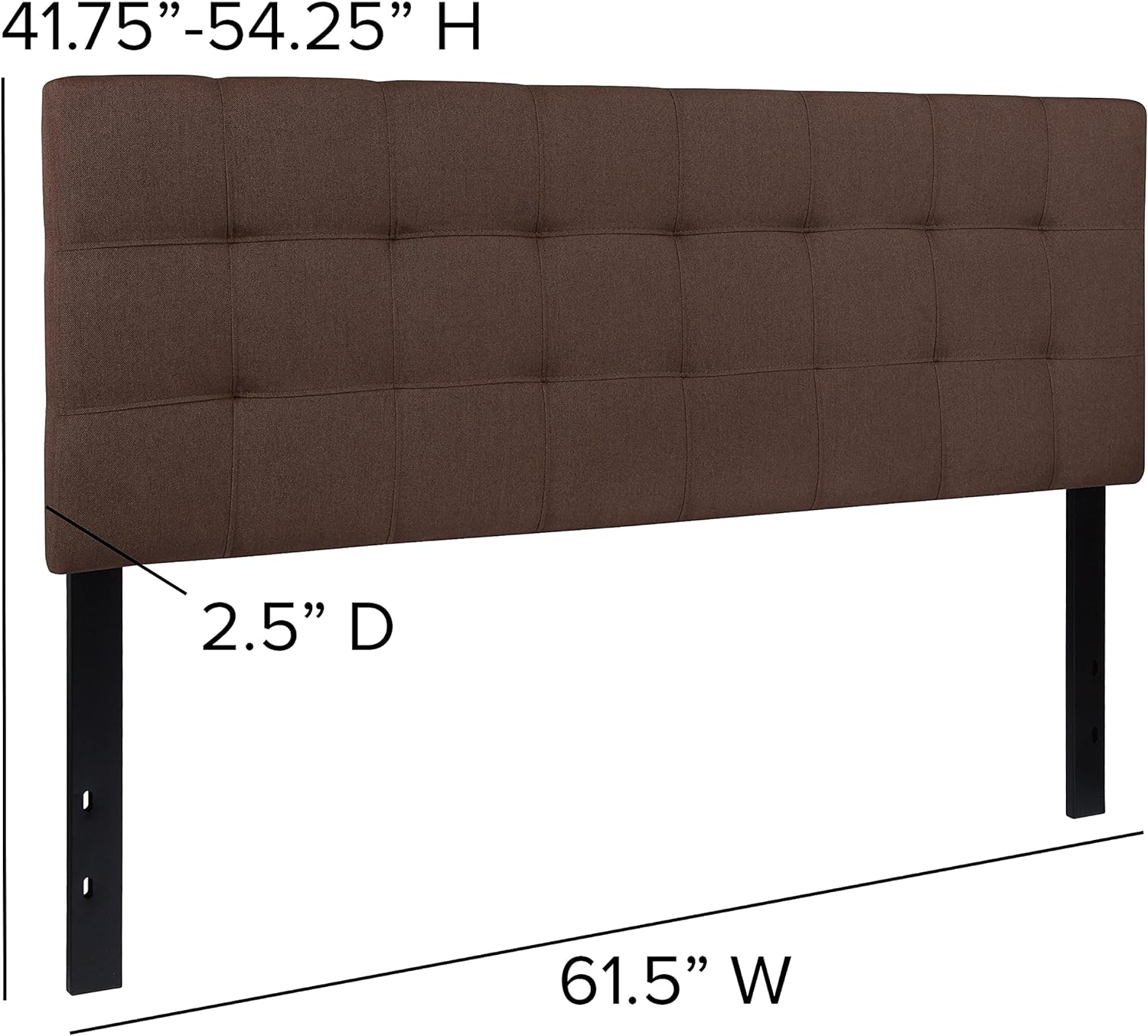 Edford Tufted Upholstered Headboard - Quality, Style, and Functionality for Your Home - Just Home Furniture™