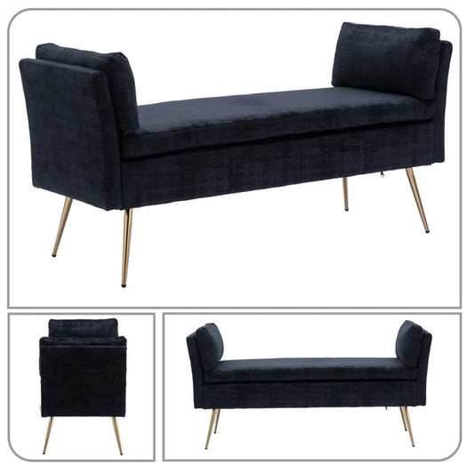 El-Jechi Velvet Upholstered Bench - Quality, Style, and Functionality for Your Home - Just Home Furniture™
