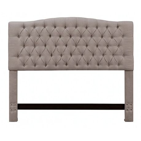 Elle Decor Celeste Padded Headboard Brown Velvet - Quality, Style, and Functionality for Your Home - Just Home Furniture™
