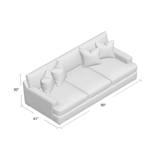 Emilio 90'' Upholstered Sofa - Quality, Style, and Functionality for Your Home - Just Home Furniture™