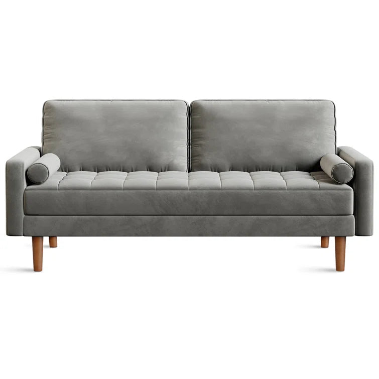 Enedelia 3 Seater 69.3'' W Velvet Square Arm Sofa Loveseat - Quality, Style, and Functionality for Your Home - Just Home Furniture™