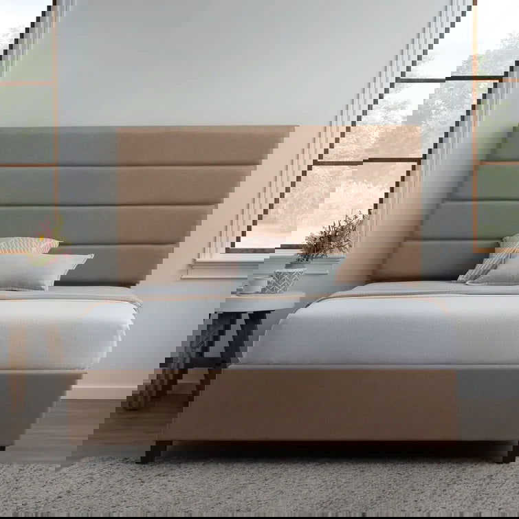 Esters Horizontal Channel Upholstered Headboard - Quality, Style, and Functionality for Your Home - Just Home Furniture™