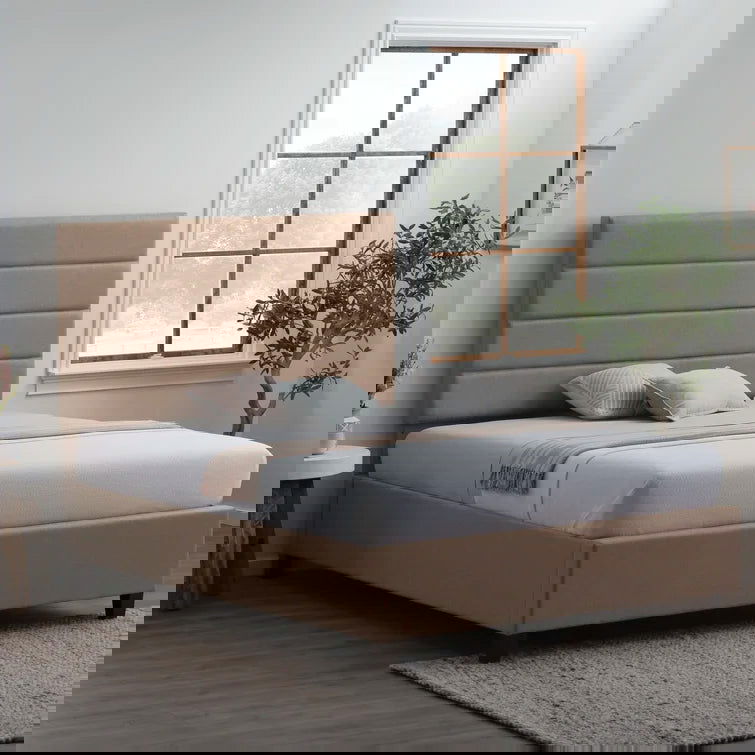 Esters Horizontal Channel Upholstered Headboard - Quality, Style, and Functionality for Your Home - Just Home Furniture™