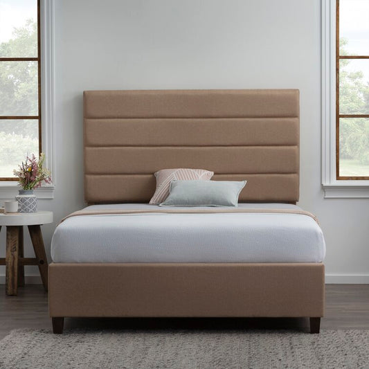 Esters Horizontal Channel Upholstered Headboard - Quality, Style, and Functionality for Your Home - Just Home Furniture™