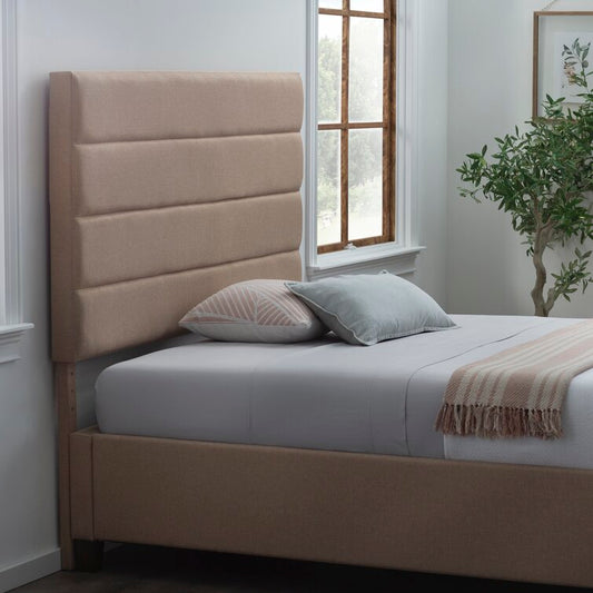 Esters Horizontal Channel Upholstered Headboard - Quality, Style, and Functionality for Your Home - Just Home Furniture™