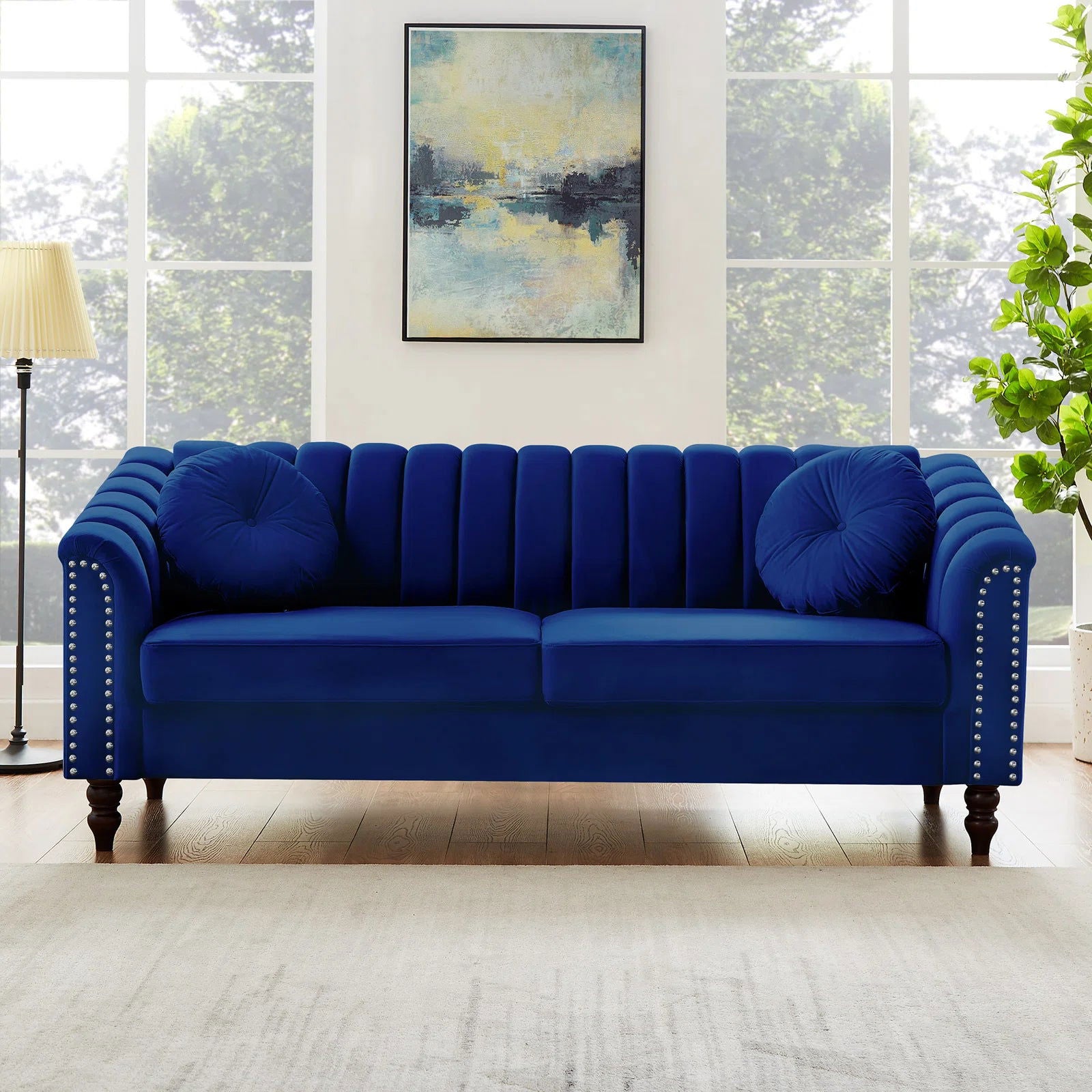 Fanuel 76.5'' Upholstered Sofa - Quality, Style, and Functionality for Your Home - Just Home Furniture™
