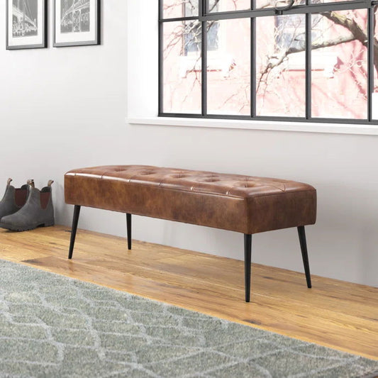 Faux Leather Bench - Quality, Style, and Functionality for Your Home - Just Home Furniture™