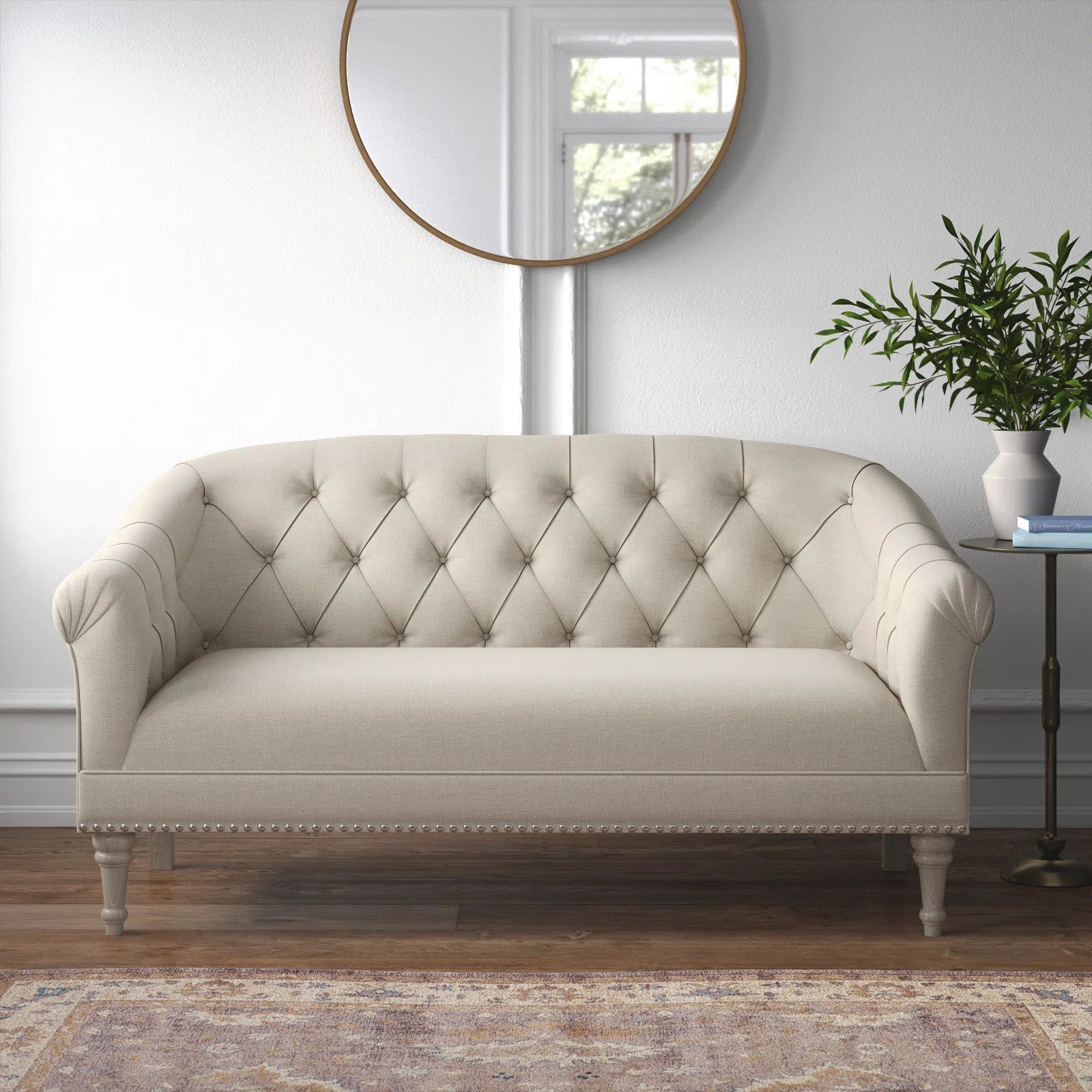 Fermata 64.25'' Upholstered Settee - Quality, Style, and Functionality for Your Home - Just Home Furniture™
