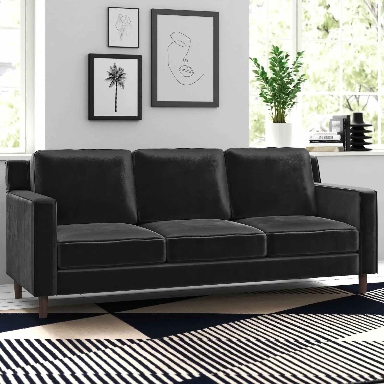 Ferranti 78'' Upholstered Sofa - Quality, Style, and Functionality for Your Home - Just Home Furniture™