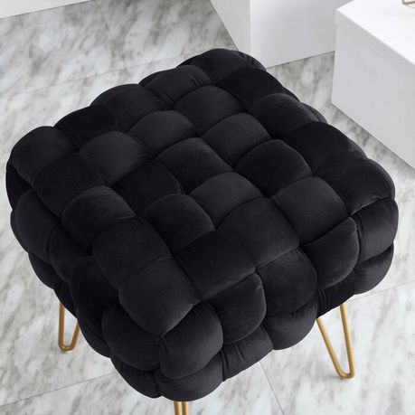 Fleming Square Upholstered Ottoman - Quality, Style, and Functionality for Your Home - Just Home Furniture™