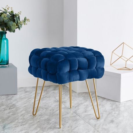 Fleming Square Upholstered Ottoman - Quality, Style, and Functionality for Your Home - Just Home Furniture™