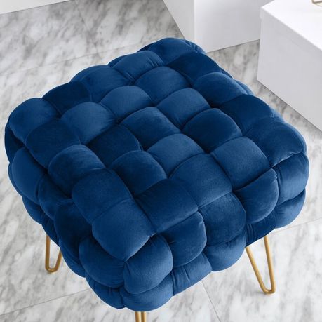 Fleming Square Upholstered Ottoman - Quality, Style, and Functionality for Your Home - Just Home Furniture™