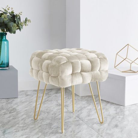 Fleming Square Upholstered Ottoman - Quality, Style, and Functionality for Your Home - Just Home Furniture™