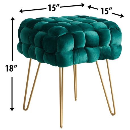Fleming Square Upholstered Ottoman - Quality, Style, and Functionality for Your Home - Just Home Furniture™