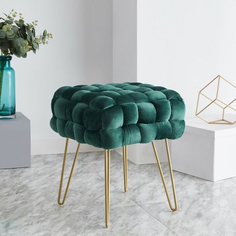 Fleming Square Upholstered Ottoman - Quality, Style, and Functionality for Your Home - Just Home Furniture™