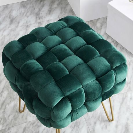 Fleming Square Upholstered Ottoman - Quality, Style, and Functionality for Your Home - Just Home Furniture™
