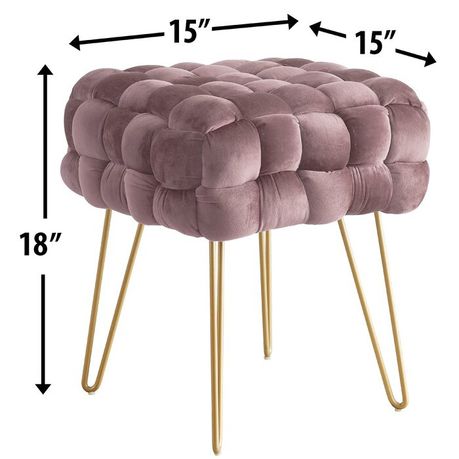 Fleming Square Upholstered Ottoman - Quality, Style, and Functionality for Your Home - Just Home Furniture™