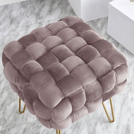 Fleming Square Upholstered Ottoman - Quality, Style, and Functionality for Your Home - Just Home Furniture™