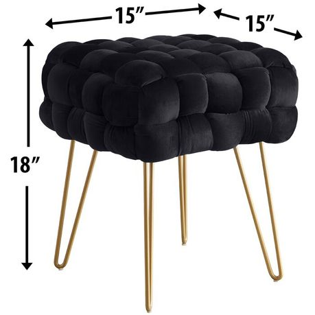 Fleming Square Upholstered Ottoman - Quality, Style, and Functionality for Your Home - Just Home Furniture™