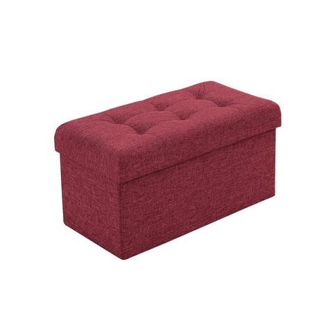 Foronda Storage Ottoman in Dark Red Beige - Quality, Style, and Functionality for Your Home - Just Home Furniture™