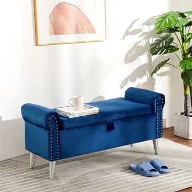 Gadskin Upholstered Flip Top Storage Bench - Quality, Style, and Functionality for Your Home - Just Home Furniture™