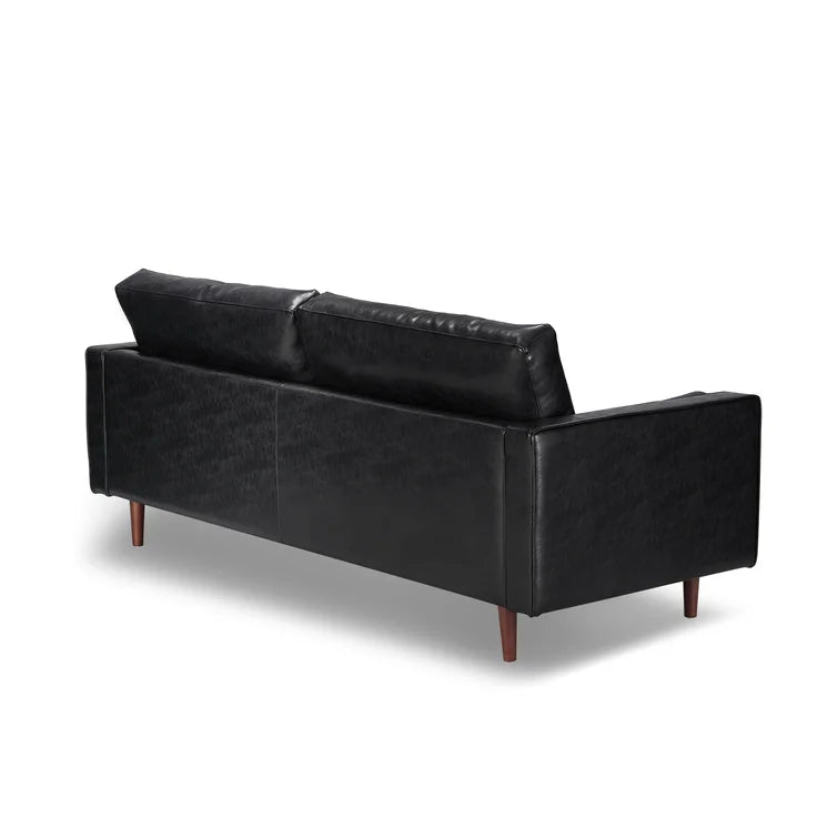 Geo 84'' Leather Sofa - Quality, Style, and Functionality for Your Home - Just Home Furniture™