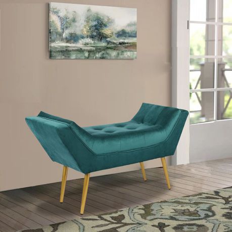 Giabella Green Upholstered Bench - Quality, Style, and Functionality for Your Home - Just Home Furniture™