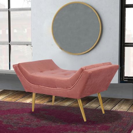 Giabella Pink Upholstered Bench - Quality, Style, and Functionality for Your Home - Just Home Furniture™