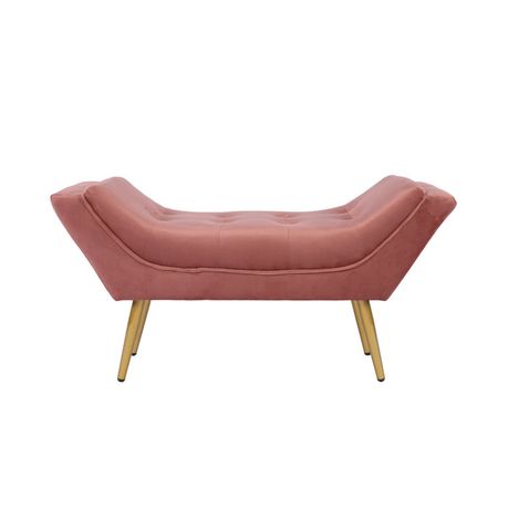 Giabella Pink Upholstered Bench - Quality, Style, and Functionality for Your Home - Just Home Furniture™
