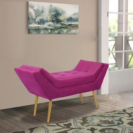 Giabella Purple Upholstered Bench - Quality, Style, and Functionality for Your Home - Just Home Furniture™