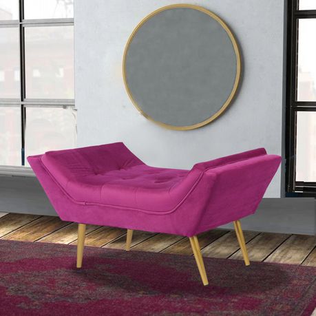 Giabella Purple Upholstered Bench - Quality, Style, and Functionality for Your Home - Just Home Furniture™