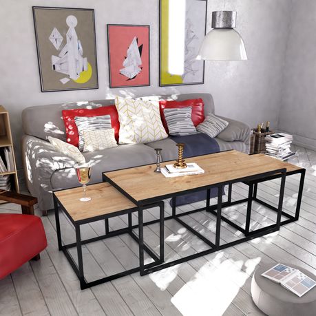 Gigante Nesting Coffee Table - Quality, Style, and Functionality for Your Home - Just Home Furniture™