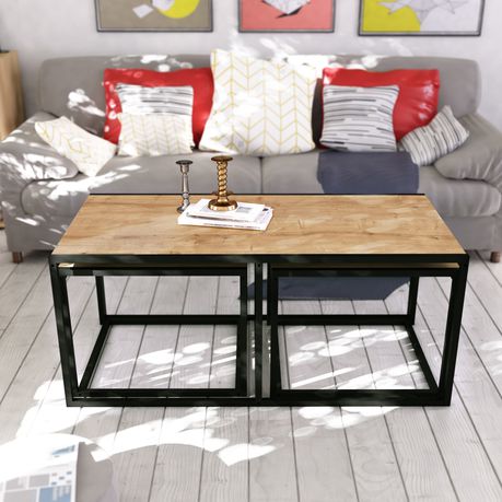 Gigante Nesting Coffee Table - Quality, Style, and Functionality for Your Home - Just Home Furniture™