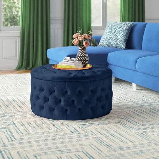 Gilbert Upholstered Storage Ottoman - Quality, Style, and Functionality for Your Home - Just Home Furniture™
