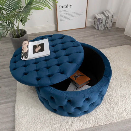 Gilbert Upholstered Storage Ottoman - Quality, Style, and Functionality for Your Home - Just Home Furniture™