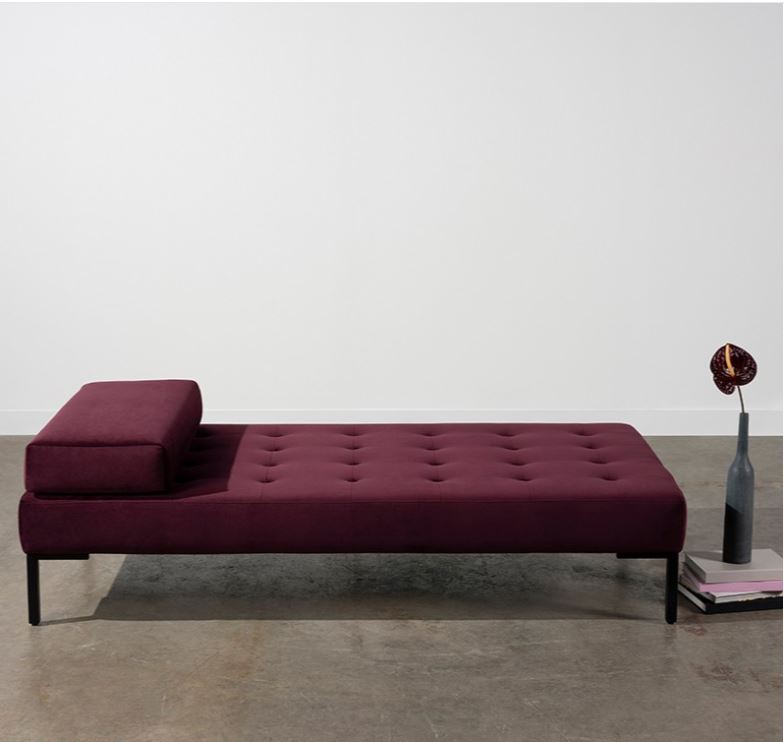 Giulia Daybed Sofa - Mulberry - Quality, Style, and Functionality for Your Home - Just Home Furniture™