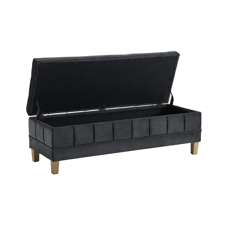 Gloria Upholstered Storage Ottoman - Quality, Style, and Functionality for Your Home - Just Home Furniture™