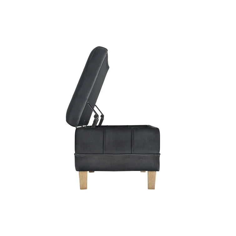Gloria Upholstered Storage Ottoman - Quality, Style, and Functionality for Your Home - Just Home Furniture™