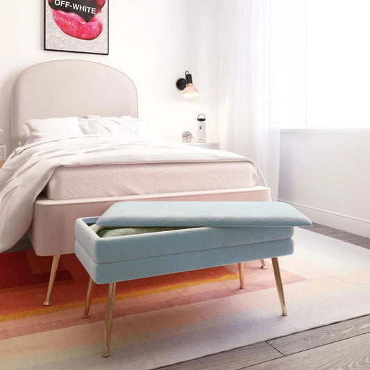 Grayton Upholstered Removable Storage Bench - Quality, Style, and Functionality for Your Home - Just Home Furniture™
