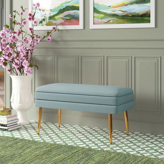 Grayton Upholstered Removable Storage Bench - Quality, Style, and Functionality for Your Home - Just Home Furniture™