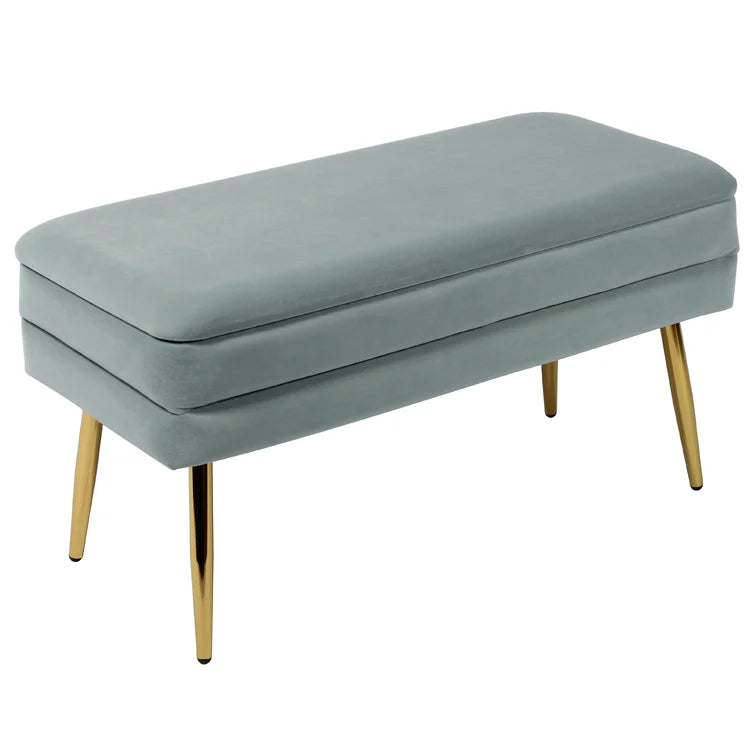 Grayton Upholstered Removable Storage Bench - Quality, Style, and Functionality for Your Home - Just Home Furniture™