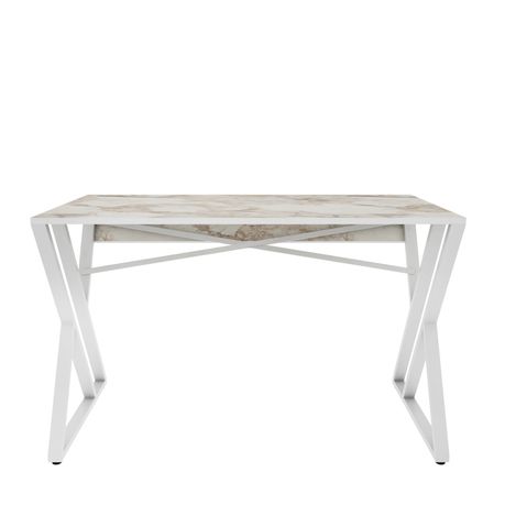 Gyza Metal Partical Board Computer Desk - Quality, Style, and Functionality for Your Home - Just Home Furniture™