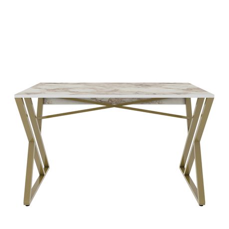 Gyza Metal Partical Board Computer Desk - Quality, Style, and Functionality for Your Home - Just Home Furniture™