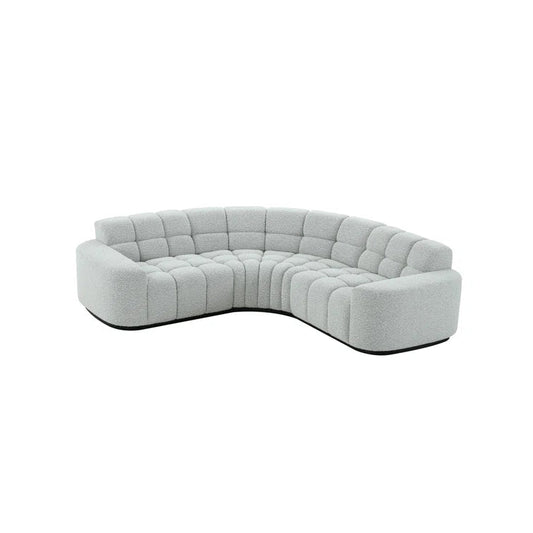 Heeba 89" Square Arm Curved Sofa - Quality, Style, and Functionality for Your Home - Just Home Furniture™