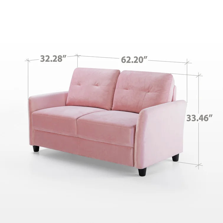 Helsel 62.2'' Upholstered Loveseat - Quality, Style, and Functionality for Your Home - Just Home Furniture™