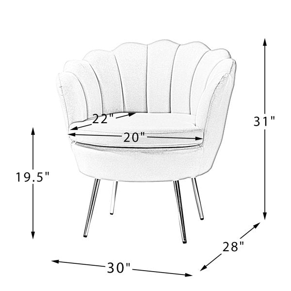 Hendrix Upholstered Barrel Chair - Quality, Style, and Functionality for Your Home - Just Home Furniture™